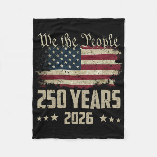 Wir das Volk 250 Jahre 2026 Patriotisch 1776 2026 Fleecedecke