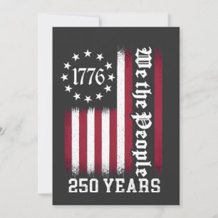 Wir das Volk 250 Jahre Jubiläum USA Einladung