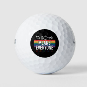 Wir das Volk bedeutet jeden US-Verfassung LGBT Golfball