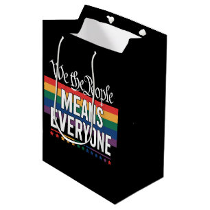Wir das Volk bedeutet jeden US-Verfassung LGBT Mittlere Geschenktüte