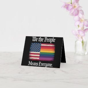 Wir das Volk bedeutet jeder USA LGBT Gleichberecht Karte