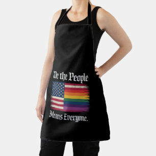 Wir das Volk bedeutet jeder USA LGBT Gleichheit Schürze