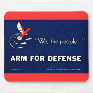 Wir, das Volk, bewaffnen uns zur Verteidigung Mousepad