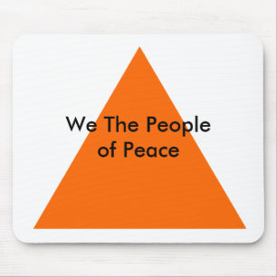 Wir, das Volk des Friedens, das MUSEUM Zazzle Gesc Mousepad