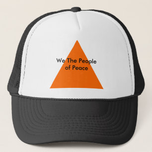 Wir, das Volk des Friedens, das MUSEUM Zazzle Gesc Truckerkappe