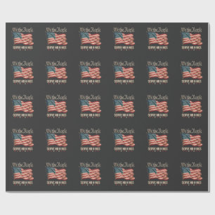 Wir Das Volk Dienen Keinem König USA Patriotisch  Geschenkpapier