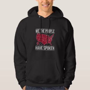 Wir, das Volk, haben die Karte der Wahl 2024 gespr Hoodie