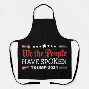Wir das Volk haben gesprochen Trump 2024 Schürze