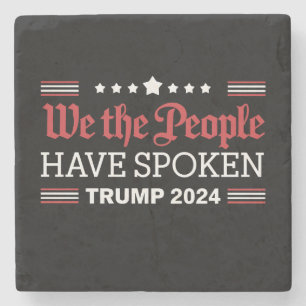 Wir das Volk haben gesprochen Trump 2024 Steinuntersetzer