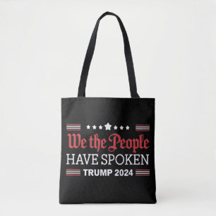 Wir das Volk haben gesprochen Trump 2024 Tasche