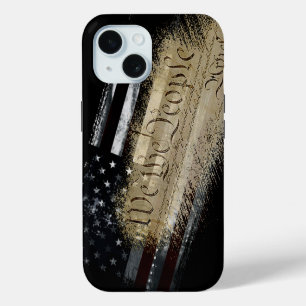 Wir Das Volk Industrielle Amerikanische Flagge Case-Mate iPhone Hülle