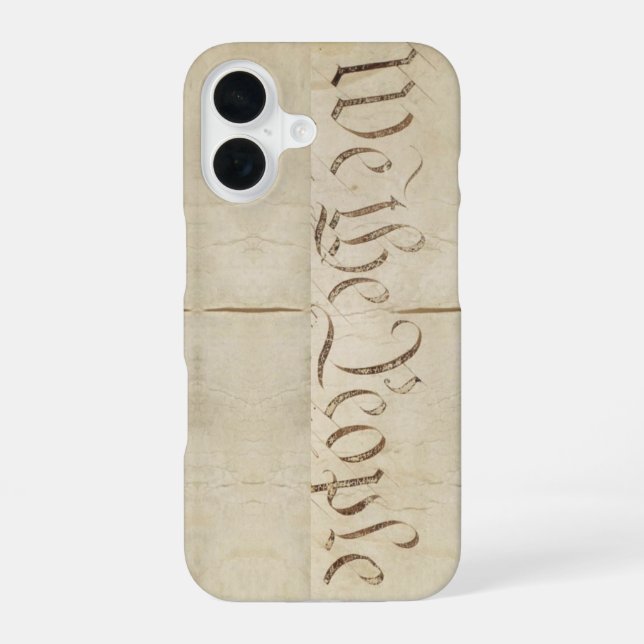 Wir, das Volk iPhone 16 Hülle (Rückseite)