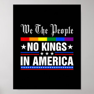 Wir das Volk keine Könige in Amerika Anti-Trump Lu Poster