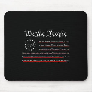 Wir das Volk Präambel Unsere Verfassung 4. Juli Mousepad