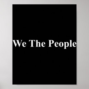 Wir Das Volk Vereinigte Staaten Demokratie Trump P Poster