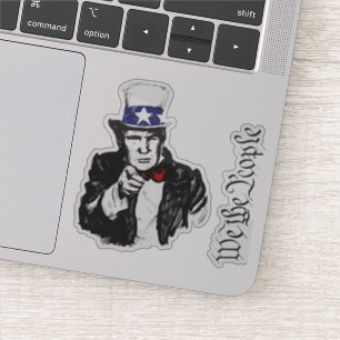 Wir der Leute MAGA Trumpf-Uncle Sam Ich wollen Sie Aufkleber