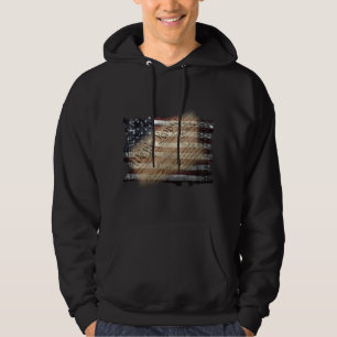 Wir der Leute-Vintage amerikanische FlaggeHoodie Hoodie