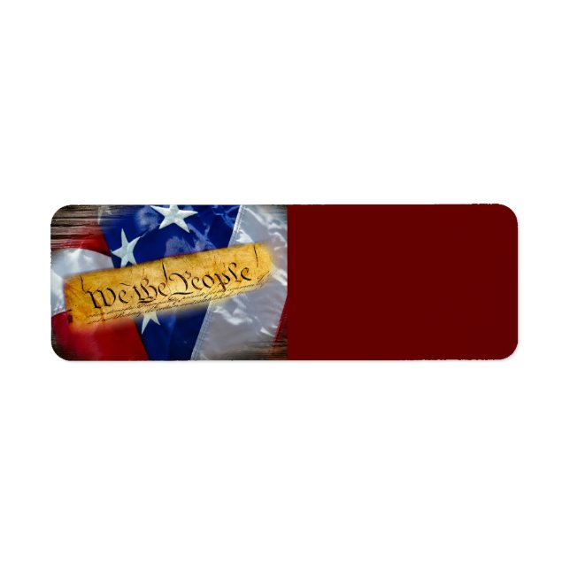 Wir, die amerikanische Flagge (Vorne)