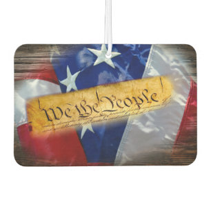 Wir, die amerikanische Flagge Autolufterfrischer