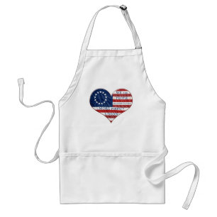 Wir, die amerikanische Flagge für Erwachsene Schür Schürze