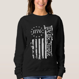 Wir, die Leute 1776, haben Betsy-Ross-Fahne gestör Sweatshirt