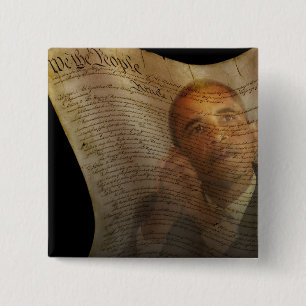 Wir die Leute… Barack Obama u. die Konstitution Button