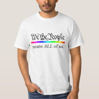 Wir die Leute bedeuten ALLE uns T-Shirt