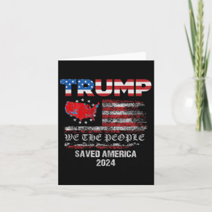 Wir, die Leute, die Trump Amerika 47 Präsident Ina Karte