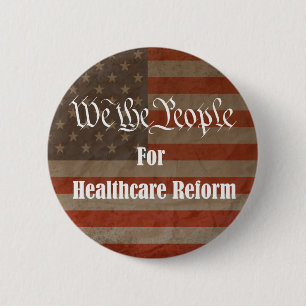 Wir die Leute für Gesundheitswesen-Reform Button