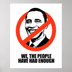 Wir die Leute haben genug gehabt Poster