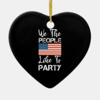 Wir, die Leute mögen das Party Patriotic 4. Juli