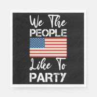 Wir, die Leute mögen das Party Patriotic 4. Juli