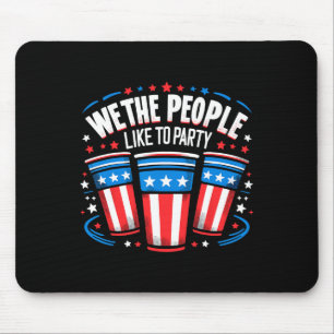 Wir, die Leute mögen Party Beer Pong Funny 4. Mousepad