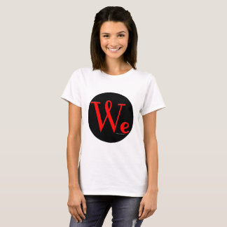 Wir die Leute runden den T - Shirt der Logo-Frauen