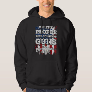 Wir, die Leute, schießen gerne Waffen, um Vater zu Hoodie