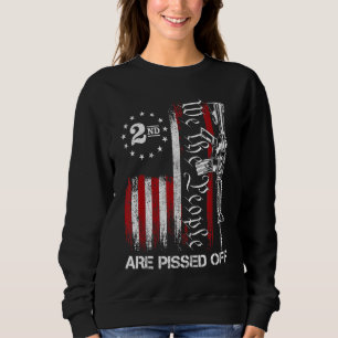 Wir, die Leute sind von der amerikanischen Flagge  Sweatshirt