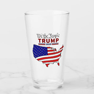 "Wir die Leute-" Trumpf 2020 Glas-Schale Glas