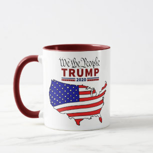 "Wir die Leute-" Trumpf-Kaffee-Tasse 2020 Tasse