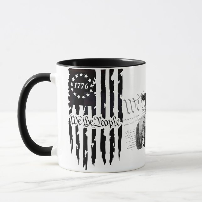 Wir-die-Leute-Washington-Kaffee-Tasse Tasse (Links)
