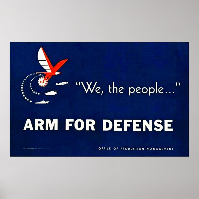 Wir, die Menschen... Arm für die Verteidigung - Vi Poster (Vorne)