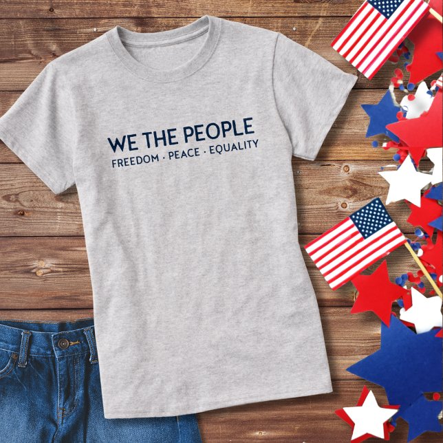 WIR DIE MENSCHEN, DIE DIE FRIEDENHEIT UND DIE GLEI T-Shirt (Von Creator hochgeladen)