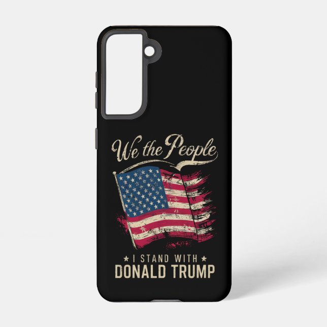 Wir, die Menschen, die ich mit Donald Trump stehe, Samsung Galaxy Hülle (Rückseite)
