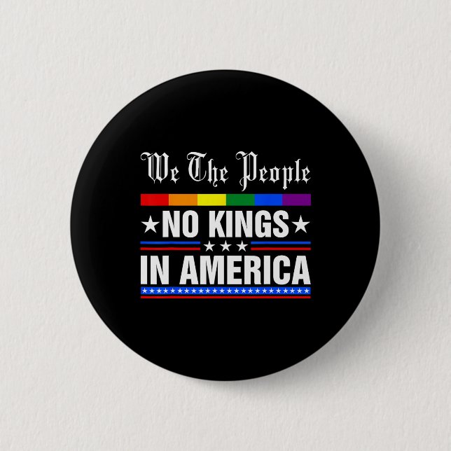Wir, die Menschen, die keine Könige in Amerika Ant Button (Vorderseite)