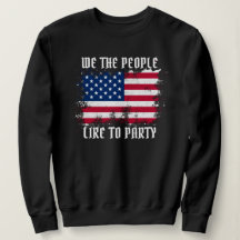 Wir die Menschen Funny Distressed USA Flag 4. Juli