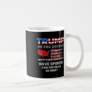 Wir, die Menschen haben Karte der Wahlen 2024 gesp Kaffeetasse