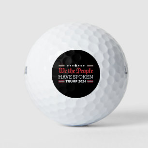 Wir, die Menschen, haben Trump 2024 gesprochen Golfball