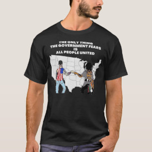 Wir, die Menschen, müssen vereint für Frieden Prem T-Shirt