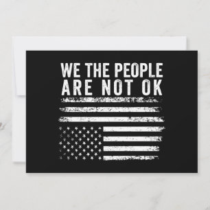 Wir, die Menschen sind nicht gut Gedreht amerikani Einladung