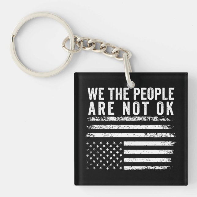 Wir, die Menschen sind nicht gut Gedreht amerikani Schlüsselanhänger (Vorderseite)