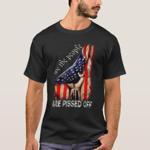 Wir, die Menschen sind von Vintagen USA verpisst F T-Shirt